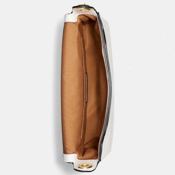 *S* NWT Coach Marvel leather black & cream handbag - Picture 4 of 8